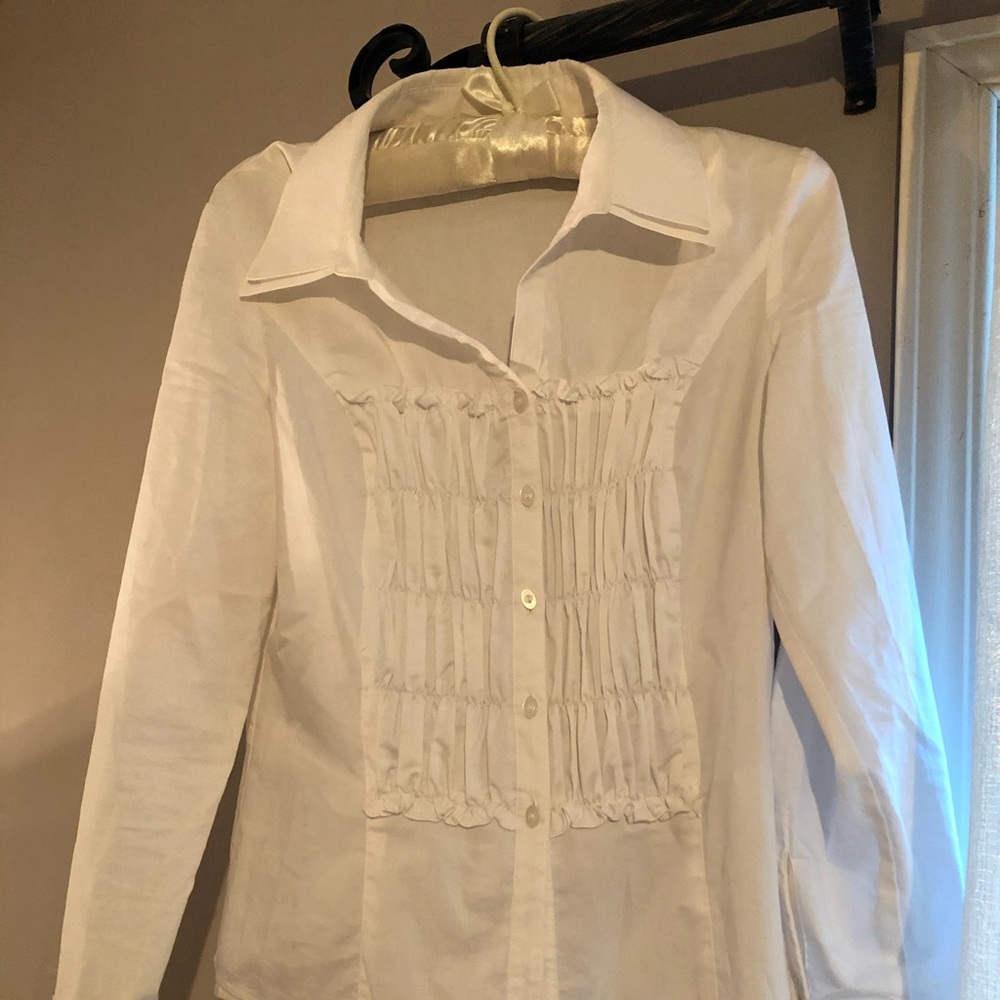 Blouse tribal white